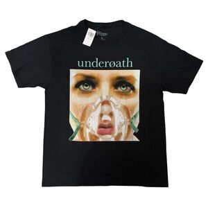 Underoath Band Black Graphic T-Shirt Men’s Large New With Tags